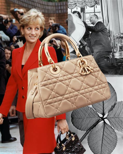 what size is princess diana's lady dior bag|Lady Dior embroidered bag.